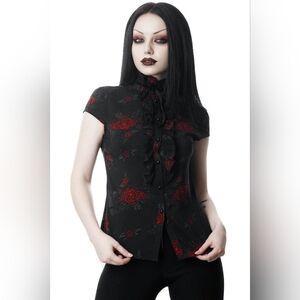 KILLSTAR Beatrice chiffon blouse